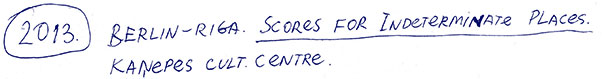 Berlin–Riga. Scores for indeterminate places.